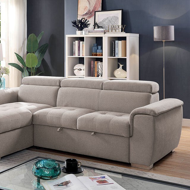  Furniture of America Stina Fabric Sectional CM6965-SECT IMAGE 3