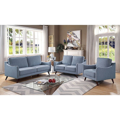  Furniture of America Maxime Stationary Fabric Loveseat CM6971BL-LV IMAGE 2