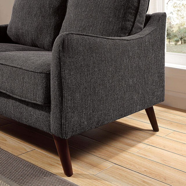  Furniture of America Maxime Stationary Fabric Chair CM6971GY-CH IMAGE 3