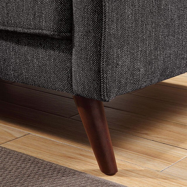  Furniture of America Maxime Stationary Fabric Sofa CM6971GY-SF IMAGE 4