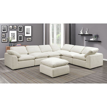  Furniture of America Joel Fabric Sectional CM6974BG-6SEAT IMAGE 2