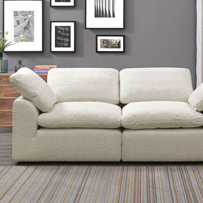  Furniture of America Joel Stationary Fabric Loveseat CM6974BG-LV IMAGE 1