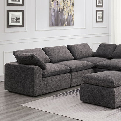  Furniture of America Joel Fabric Sectional CM6974GY-6SEAT IMAGE 1
