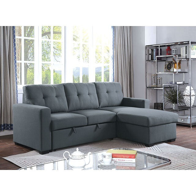  Furniture of America Jacob Fabric Sectional CM6985DG-SECT IMAGE 2
