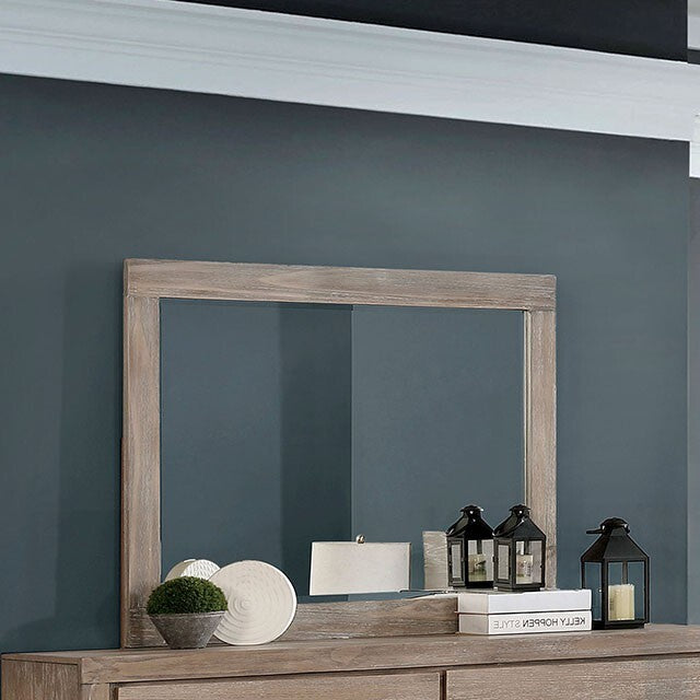  Furniture of America Oakburn Dresser Mirror CM7047NT-MS IMAGE 1