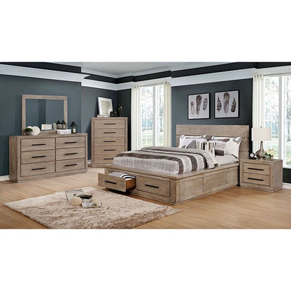  Furniture of America Oakburn Dresser Mirror CM7047NT-MS IMAGE 2