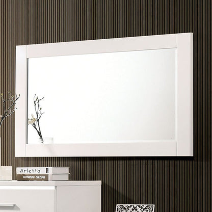 Furniture of America Carlie Dresser Mirror CM7049WH-MS IMAGE 1