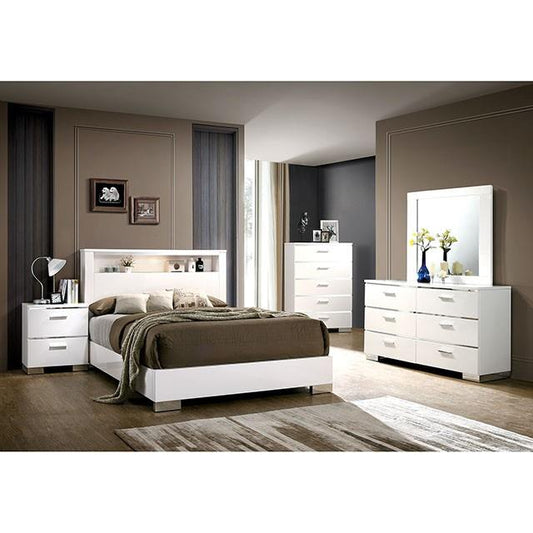 Furniture of America Carlie CM7049WH-Q-BED Queen Bed IMAGE 1