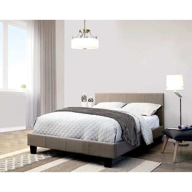 Furniture of America Sims CM7078GY-CK-BED-VN Cal.King Bed IMAGE 2