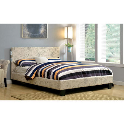  Furniture of America Evans CM7099WT-CK-BED Cal.King Bed IMAGE 1