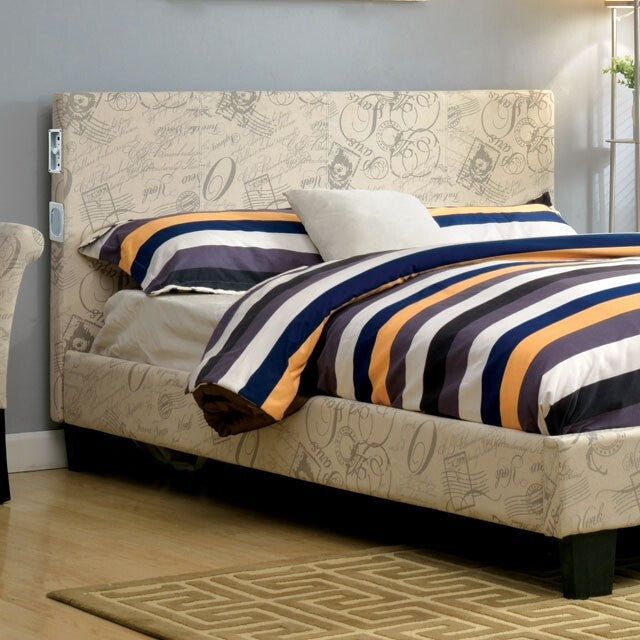  Furniture of America Evans CM7099WT-CK-BED Cal.King Bed IMAGE 4