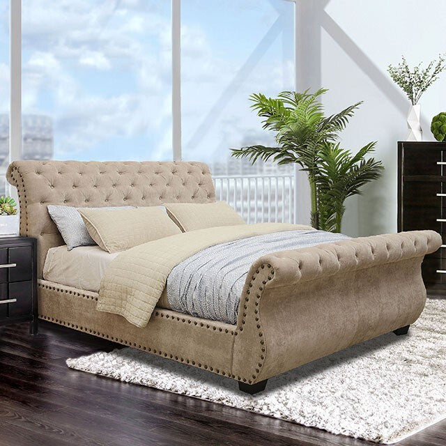  Furniture of America Noemi California King Bed CM7127CK-BED-VN IMAGE 1