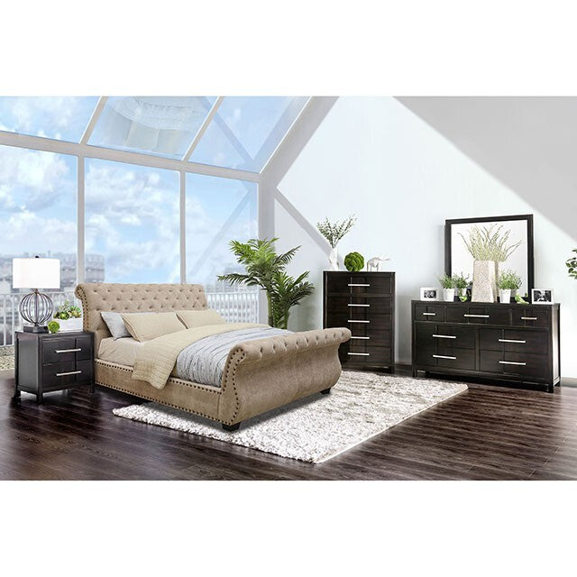 Furniture of America Noemi Queen Bed CM7127Q-BED-VN IMAGE 2