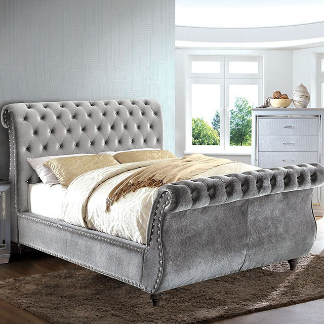  Furniture of America Noella California King Bed CM7128GY-CK-BED-VN IMAGE 1
