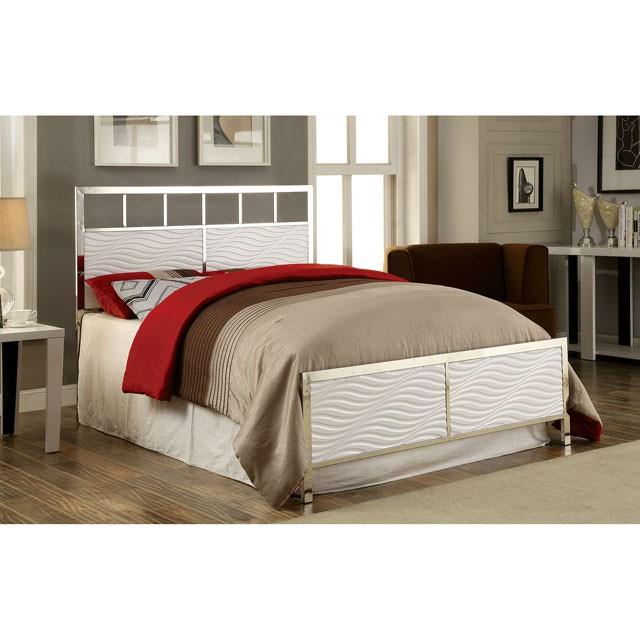 Furniture of America Calvin Full Panel Bed CM7131WH-F IMAGE 1
