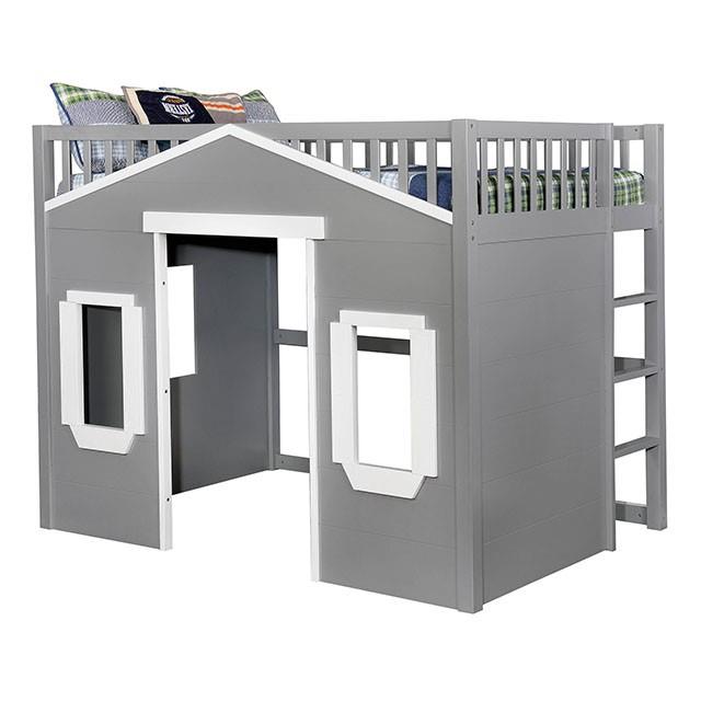  Furniture of America Eileen CM7132GY-T-BED Twin Loft Bed IMAGE 2