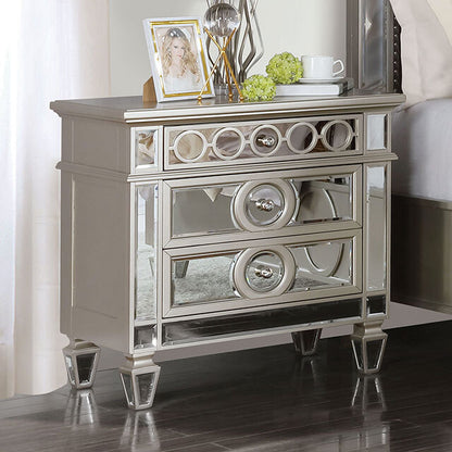  Furniture of America Marseille 3-Drawer Nightstand CM7134N IMAGE 1