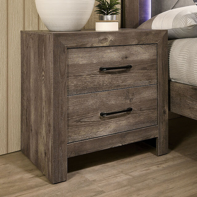  Furniture of America Larissa 2-Drawer Nightstand CM7149N IMAGE 3