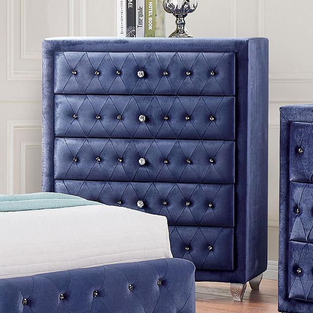  Furniture of America Alzir 5-Drawer Chest CM7150BL-C IMAGE 1