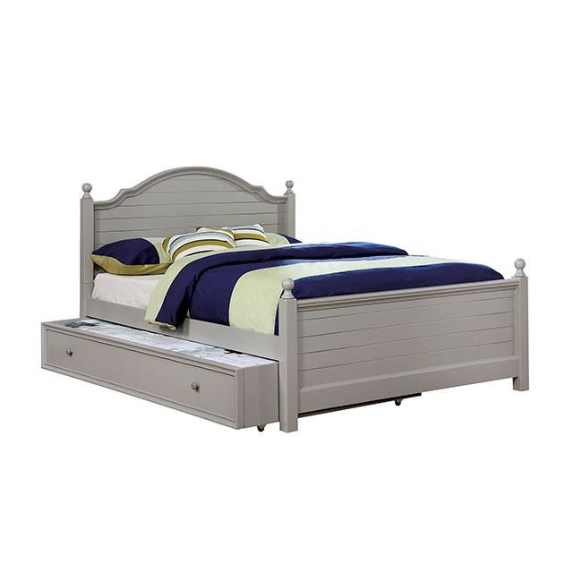  Furniture of America Diane Full Poster Bed CM7158GY-F-BED-VN IMAGE 4
