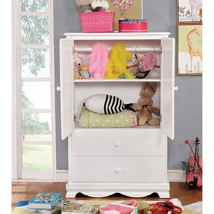  Furniture of America Dani CM7159WH-AR-VN Armoire IMAGE 3