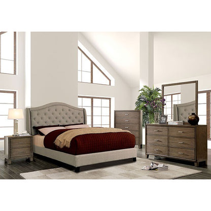  Furniture of America Carly King Bed CM7160EK-BED-VN IMAGE 2