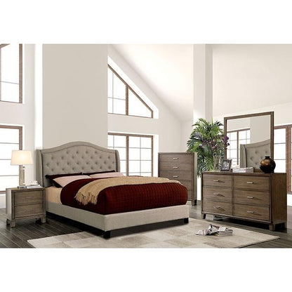  Furniture of America Carly Queen Platform Bed CM7160Q-BED-VN IMAGE 2