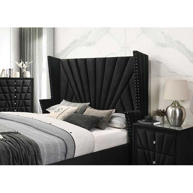 Furniture of America Carissa CM7164BK-Q-BED Queen Bed IMAGE 3