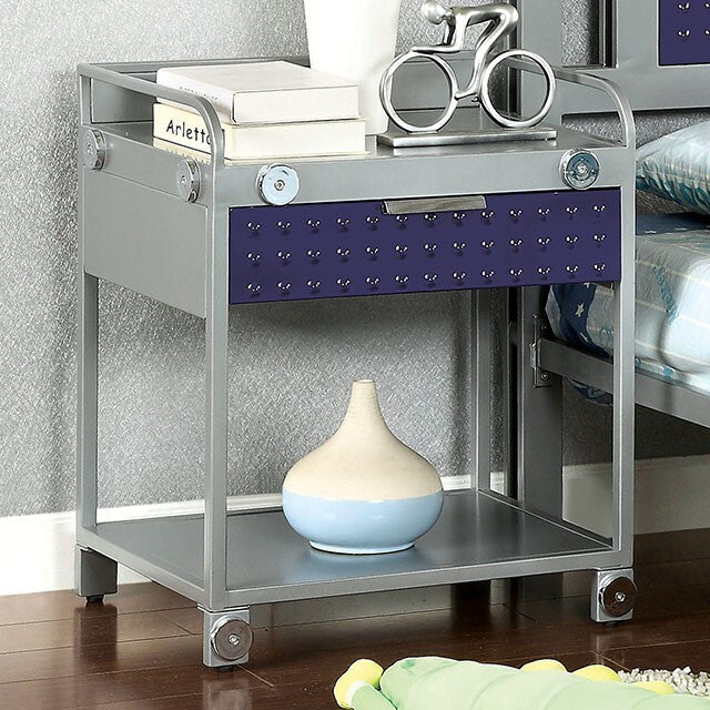  Furniture of America Prado 1-Drawer Kids Nightstand CM7167N IMAGE 2