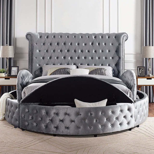  Furniture of America Sansom California King Bed CM7178GY-CK-BED IMAGE 5