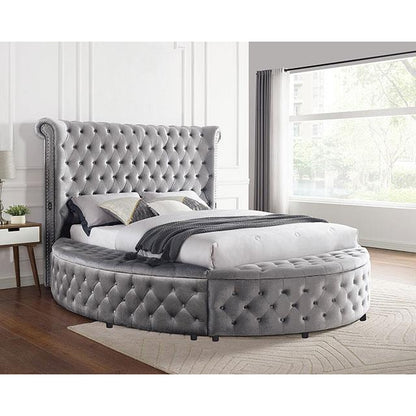 Furniture of America Sansom CM7178GY-EK-BED E.King Bed IMAGE 2