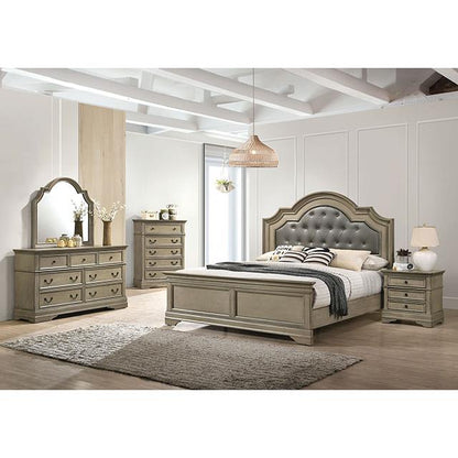  Furniture of America Lasthenia King Upholstered Panel Bed CM7181EK-BED IMAGE 2