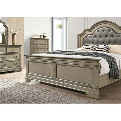  Furniture of America Lasthenia King Upholstered Panel Bed CM7181EK-BED IMAGE 3