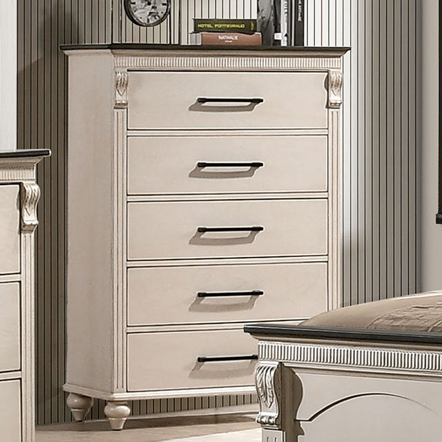  Furniture of America Agathon 5-Drawer Chest CM7182C IMAGE 1