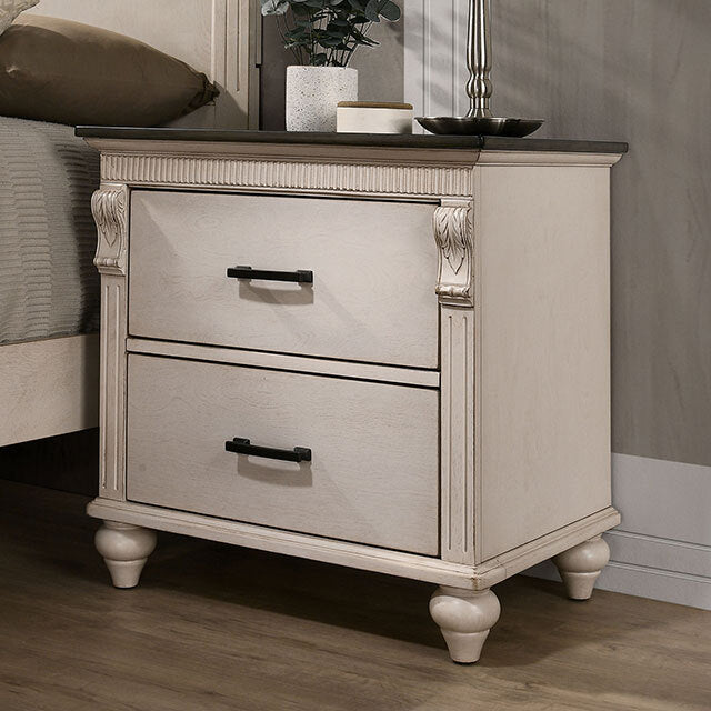  Furniture of America Agathon 2-Drawer Nightstand CM7182N IMAGE 1