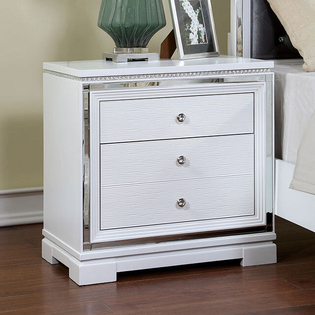  Furniture of America Winterthur 3-Drawer Nightstand CM7187N IMAGE 1