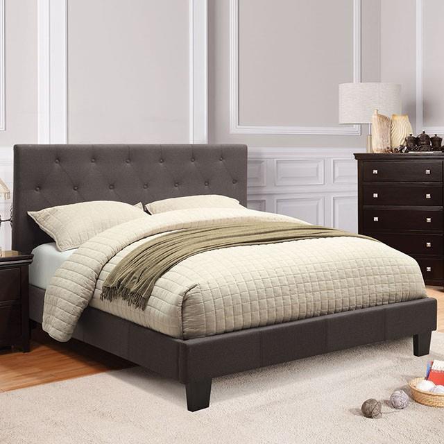  Furniture of America Leeroy CM7200LB-CK-BED-VN Cal.King Bed IMAGE 1