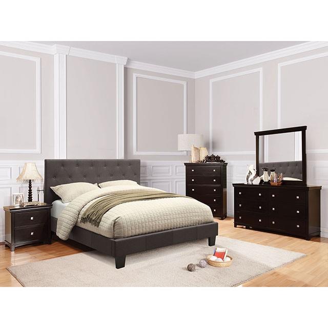  Furniture of America Leeroy CM7200LB-CK-BED-VN Cal.King Bed IMAGE 2