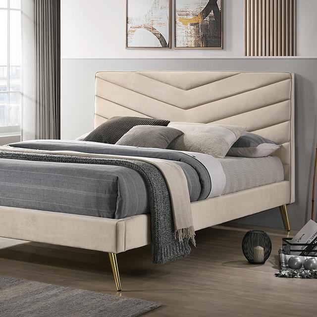Furniture of America Vivar CM7220BG-F-BED Full Bed IMAGE 1
