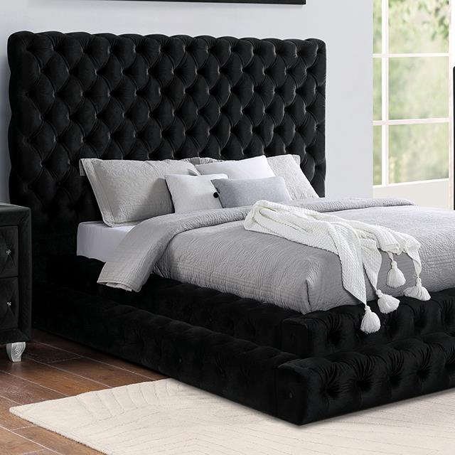 Furniture of America Stefania CM7227BK-Q-BED Queen Bed IMAGE 1