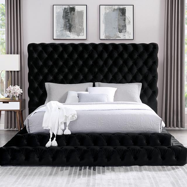Furniture of America Stefania CM7227BK-Q-BED Queen Bed IMAGE 3