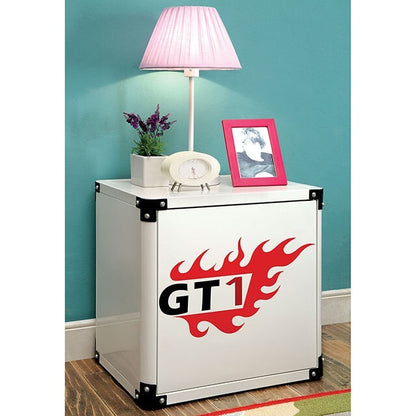  Furniture of America Power Racer Kids Nightstand CM7261WH-N IMAGE 1