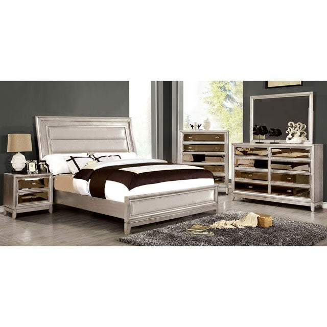  Furniture of America Golva California King Bed CM7295SV-P-CK-BED IMAGE 1