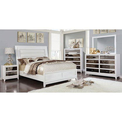  Furniture of America Golva CM7295WH-EK-BED E.King Bed IMAGE 1