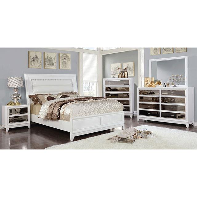 Furniture of America Golva CM7295WH-Q-BED Queen Bed IMAGE 1