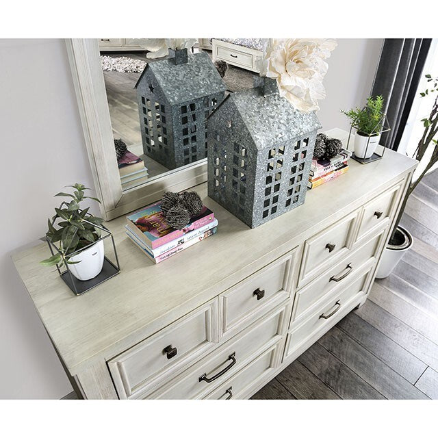  Furniture of America Tywyn 6-Drawer Dresser CM7365WH-D IMAGE 4
