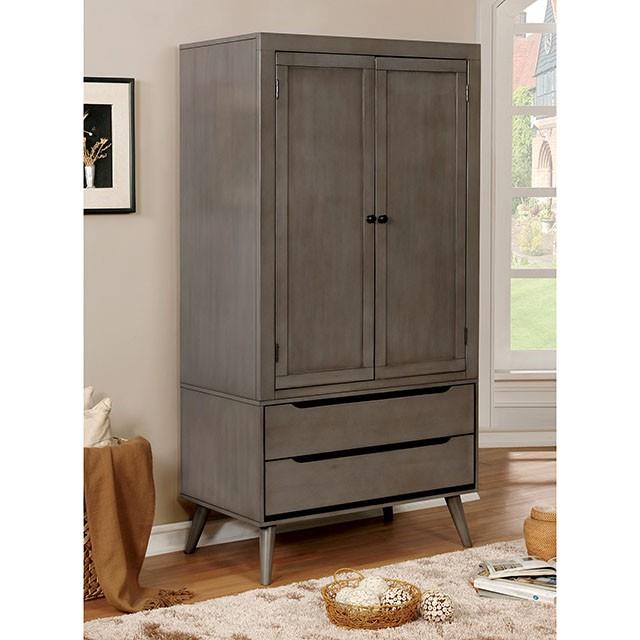  Furniture of America Lennart CM7386GY-AR-SET Armoire IMAGE 1