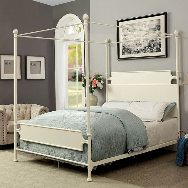  Furniture of America Beatrix California King Bed CM7424WH-CK IMAGE 1