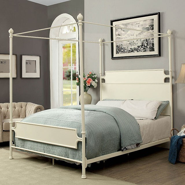  Furniture of America Beatrix California King Bed CM7424WH-CK IMAGE 2