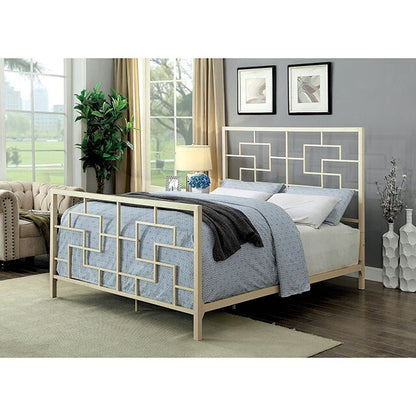 Furniture of America Lala California King Bed CM7425WH-CK IMAGE 1